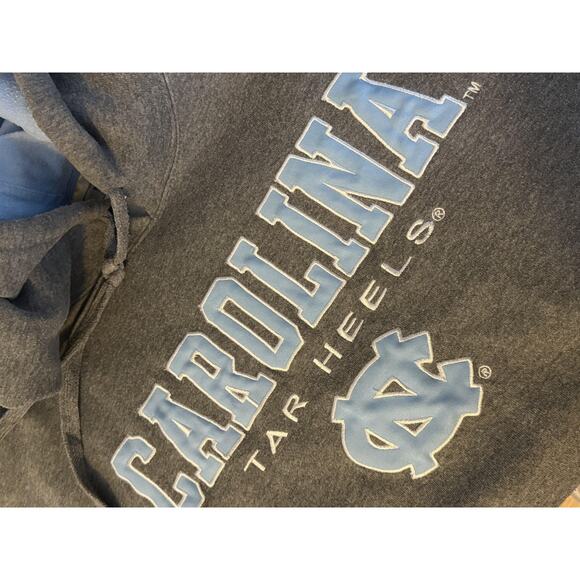 North Carolina Tar Heels Sweatshirt Hoodie Mens Large Gray NCAA Basketball - Picture 6 of 9